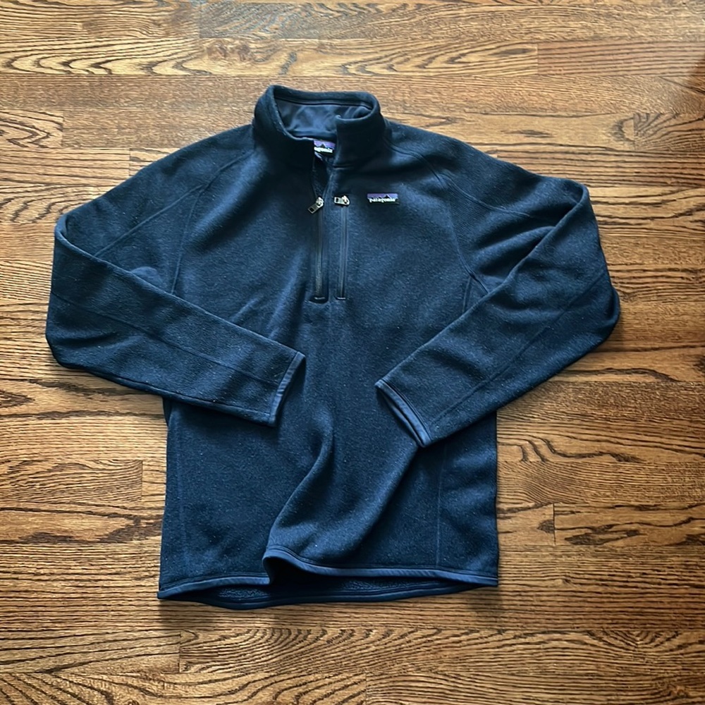 Patagonia Quarter Zip - medium - navy blue
